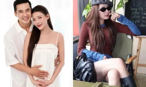 Sắc vóc Thúy Diễm khi mang bầu bốn tháng