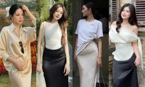 4 cách diện chân váy lụa chuẩn xu hướng Hè 2026, mặc đi làm hay đi chơi đều đẹp