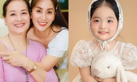 Có bà ngoại là hoa khôi, mẹ là mỹ nhân nức tiếng, con gái Khánh Thi Phan Hiển 3 tuổi xinh như thiên thần