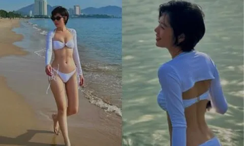 "Mỹ nhân trăm tỷ" diện bikini 2 mảnh gợi cảm, tự tin khoe chiếc mũi hiếm từng gây xôn xao