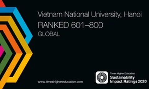 Đại học Quốc gia Hà Nội tăng hạng trong bảng đánh giá tác động bền vững THE 2026
