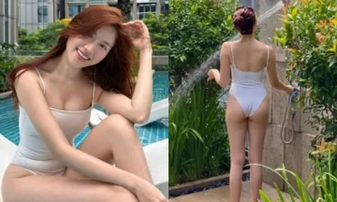 Nữ sinh THPT ở Khánh Hòa diện bikini khoe đôi chân dài cực phẩm 1m1, là MC giàu có mua nhà không cần trả góp