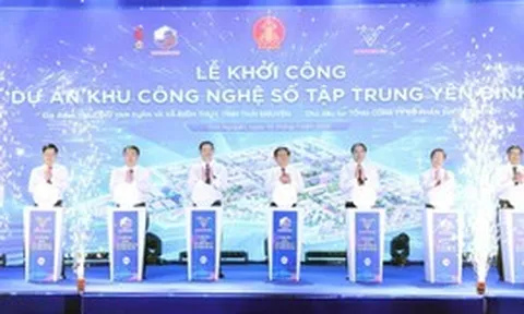 Phó Thủ tướng Hồ Quốc Dũng dự khởi công dự án Khu công nghệ số tập trung Yên Bình, Thái Nguyên