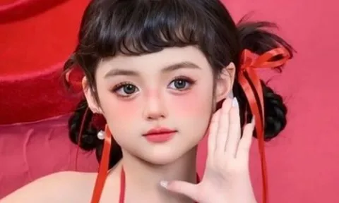 Bé gái Hà Nội xinh như búp bê liên tục lên tivi, nhìn sang mẹ và bà ngoại U70 ai cũng trầm trồ: Gen 3 đời quá mạnh