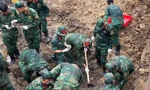 Thêm 15 hài cốt liệt sĩ được tìm thấy tại Công viên Lê Thị Riêng