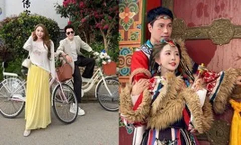 Việt Anh và Quỳnh Nga 'dính nhau như sam' kể từ khi công khai