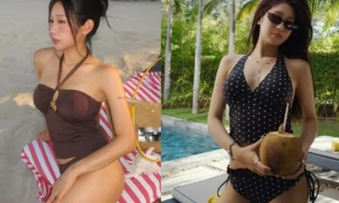 Hot girl Hà Nội bình thường kín đáo nay diện bikini khoe dáng nóng bỏng, nhận ngay phản ứng siêu yêu của con trai