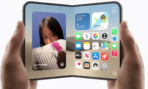 Apple lần đầu ra mắt điện thoại màn hình gập iPhone Duo