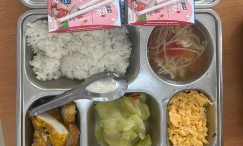 Sau vụ suất ăn lèo tèo, bữa trưa của trường Trung Giã thay đổi ra sao
