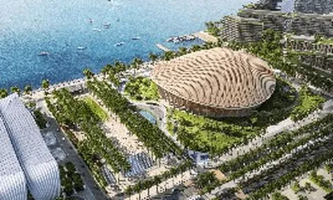 Sun Group sắp hoàn thành 1 công trình "lớn bậc nhất Việt Nam": Sàn rộng hơn 54.000m2, gồm 6 tầng nổi và 1 tầng hầm, bao quanh có 50 trụ cột mang truyền thuyết đặc biệt của người Việt