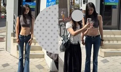 "Soái tỷ" gây chú ý với vóc dáng không tưởng trên đường phố là ai?