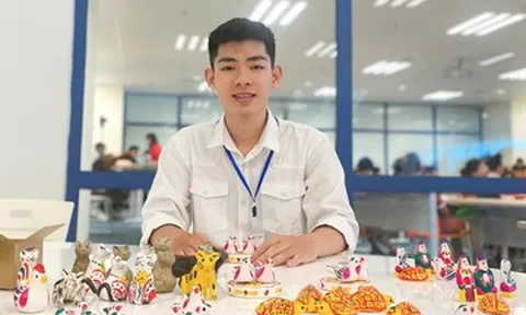 Sợ nghề xưa thất truyền, chàng trai Bắc Ninh bỏ việc về nặn phỗng đất với ông nội