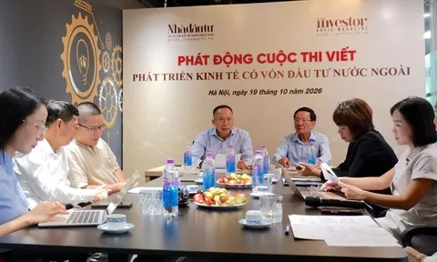 Phát động cuộc thi viết "Phát triển kinh tế có vốn đầu tư nước ngoài"