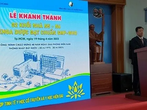 Khoa Dược Bệnh viện Y học cổ truyền TP.HCM đạt tiêu chuẩn GMP-WHO