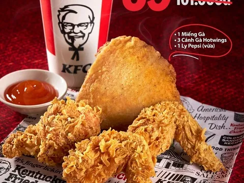KFC Khuyến Mãi Giá Sốc Combo 5 Món Chỉ 59K !