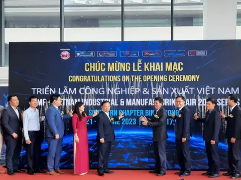 Triển lãm Công nghiệp và Sản xuất Việt Nam năm 2023 chính thức khai mạc tại Thành Phố mới Bình Dương