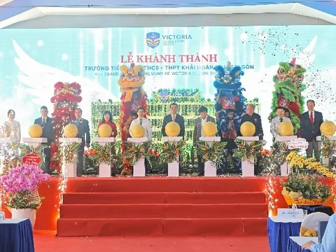 Khánh thành Trường Tiểu học-THCS-THPT Khải Hoàn - Nam Sài Gòn hay Victoria School theo mô hình Trường học hạnh phúc - Happy School của UNESCO