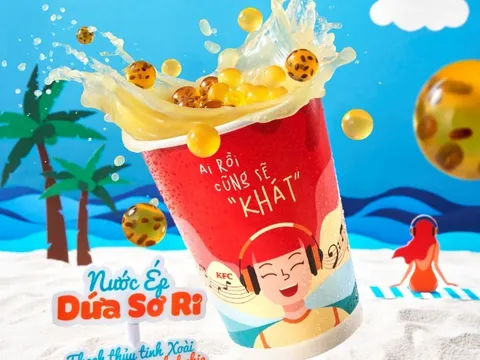 Đến ngay KFC giải nhiệt mùa hè cùng với nước ép Dứa Sơ Ri!!!