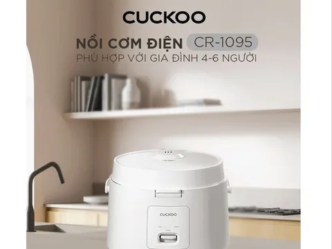 Nấu nhanh, nấu ngon, vẹn toàn dinh dưỡng với nồi cơm điện Cuckoo