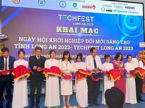 Khai mạc Ngày hội khởi nghiệp đổi mới sáng tạo TechFest Long An 2023