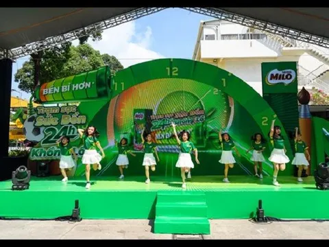 “Trạm sạc Sức bền 24h Khổng lồ” của Nestlé MILO thu hút hàng nghìn gia đình Việt