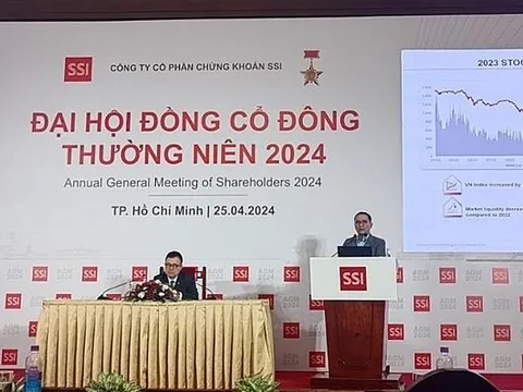 Công ty Cổ phần Chứng khoán SSI đặt mục tiêu lợi nhuận tăng 19% trong năm 2024