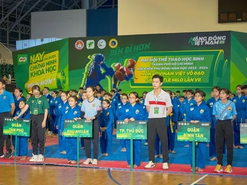 Gần 1,500 VĐV tham gia tranh tài tại Hội khỏe Phù Đổng năm học 2023 – 2024 – Môn Vovinam Việt Võ Đạo