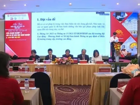 Nâng cao hiệu quả gắn kết giữa doanh nghiệp với các cơ sở giáo dục nghề nghiệp và giáo dục đại học