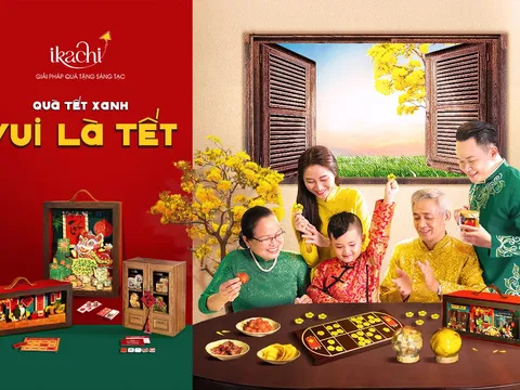 Quà Tết xanh Ikachi - Câu chuyện nghệ thuật sáng tạo vì môi trường xanh và giá trị gia đình thông qua ngày Tết Việt