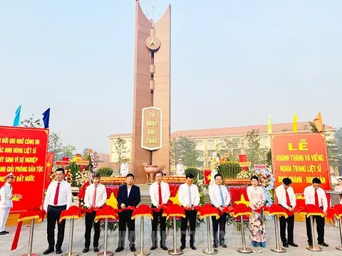 Khánh thành công trình nâng cấp, cải tạo Nghĩa trang liệt sĩ Bình Chánh – Bình Tân, chào mừng kỷ niệm 50 năm Ngày Giải phóng miền Nam, thống nhất đất nước