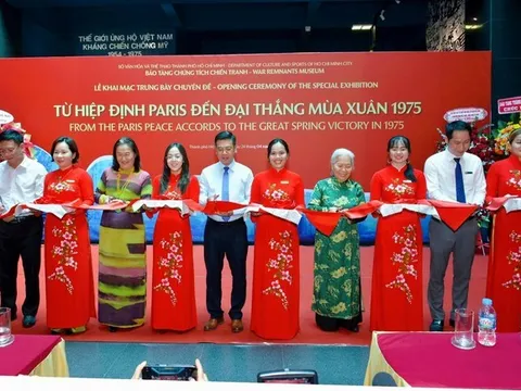 Trưng bày chuyên đề “Từ Hiệp định Paris đến Đại thắng mùa Xuân 1975” tại Bảo tàng Chứng tích Chiến tranh