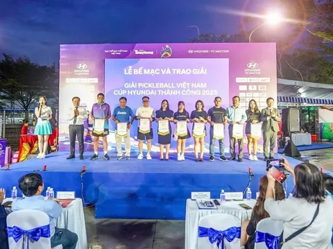 Những nhà vô địch của Giải Pickleball Việt Nam - Cúp Hyundai Thành Công 2025