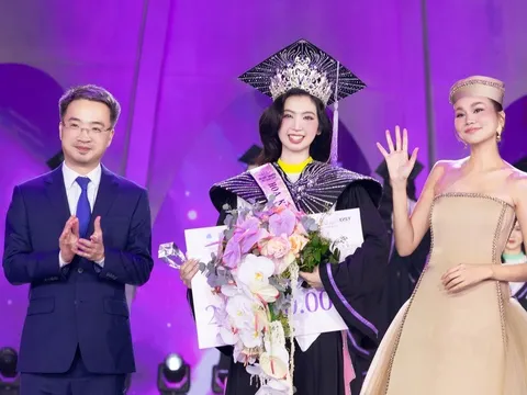 Người đẹp Đặng Quỳnh Anh - Trường Đại học Y Hà Nội đoạt danh hiệu Hoa khôi Sinh viên Việt Nam 2024