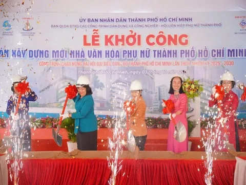 Khởi công dự án xây mới Nhà Văn hoá Phụ Nữ TP.HCM – cơ sở 1 tại phường Nhiêu Lộc với tổng mức đầu tư hơn 623 tỉ đồng