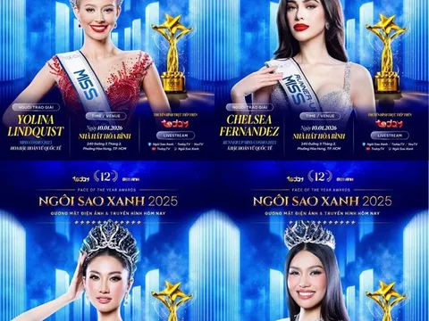 Steven Nguyễn, Đoàn Thiên Ân, Lê Hạ Anh, Lâm Vỹ Dạ, Duy Khánh, Rhyder,... tạm dẫn đầu bình chọn Ngôi Sao Xanh 2025