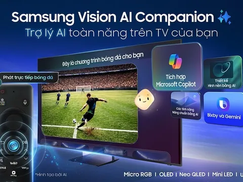 Samsung ra mắt “Bộ đôi xuất sắc” TV Mini LED M8X và TV OLED S85H mở bán chỉ có tại Điện máy Xanh, đi kèm nhiều ưu đãi hấp dẫn