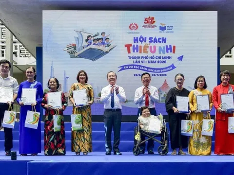TPHCM tri ân những người âm thầm gieo mầm văn hóa đọc cho thiếu nhi