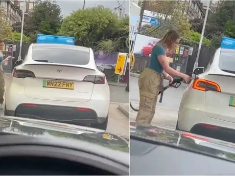 Video cô gái lái Tesla Model Y vào thẳng cây xăng gây sốt, đến CEO Elon Musk cũng phải vào tương tác ‘Thật khó để từ bỏ thói quen’
