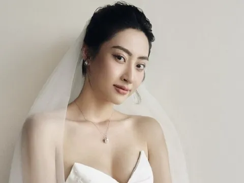 Hoa hậu Lương Thùy Linh gây thương nhớ khi mặc váy cô dâu