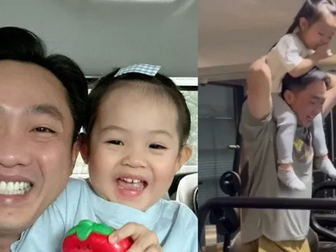 Cường Đô La bị nhắc nhở vì hành động nguy hiểm cõng con gái trên vai khi đang tập gym