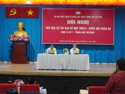 Vành đai 3 "nóng" ở tiếp xúc cử tri TP Thủ Đức