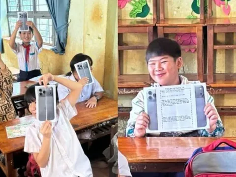 Cô giáo Gen Z giao bài tập Toán 'phiên bản iPhone 17'