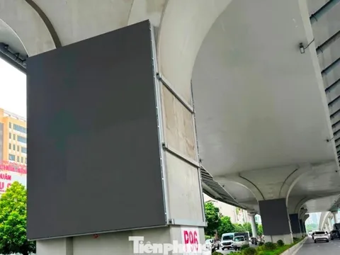 Gầm cầu cạn Vành đai 2 Hà Nội sẽ treo 250 biển quảng cáo LED trong vòng 10 năm