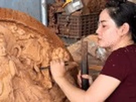 9X xinh đẹp ở Đà Nẵng biến gỗ thành tác phẩm trăm triệu, nhiều người thán phục