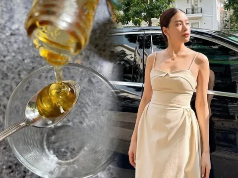 Hoàng Thùy Linh U40 vẫn đẹp mơn mởn nhờ hai loại "nước thần" 1 vàng - 1 xanh