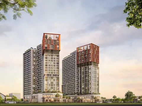Biểu tượng “Song lân chầu nhật” và tinh thần phương Đông trong thiết kế Cora Tower