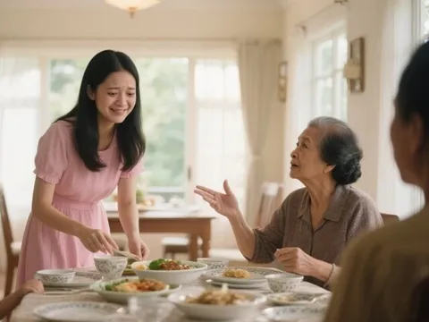 Con dâu bỗng có bầu dù chồng bị vô sinh, mẹ chồng làm 10 mâm cỗ ăn mừng, nói một câu nghẹn ngào