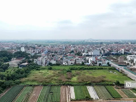 Toàn cảnh khu đất xây nhà ở xã hội tại ngoại thành Hà Nội