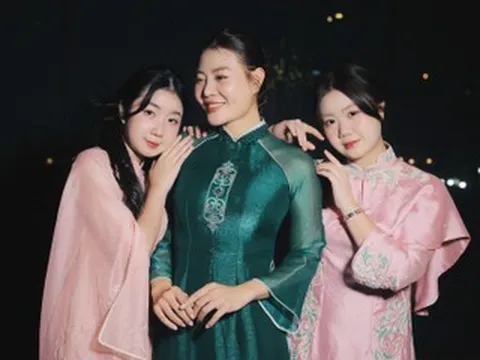 Hai cô con gái xinh đẹp, cao lớn của diễn viên Thanh Hương