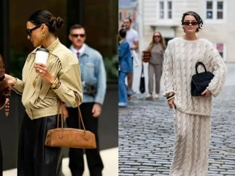 Túi xách da lộn 'lên ngôi' mùa lạnh